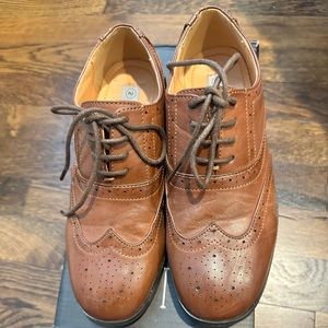 Tip Top Big Boys Wingtip Dress Shoes